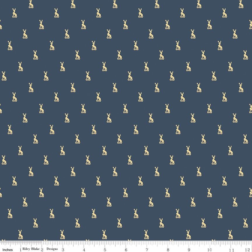 Jane Austen Collection / Emma - Family Crest Navy / per 25cm
