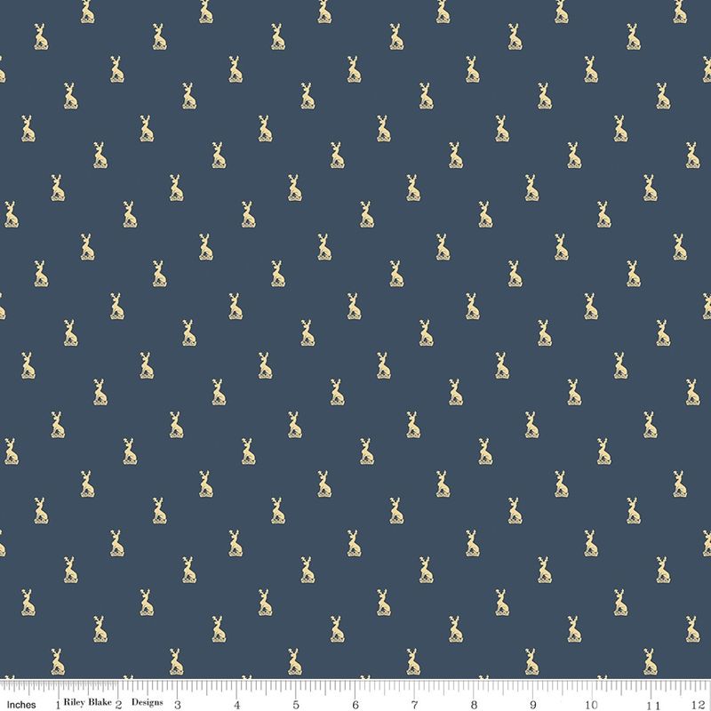 Jane Austen Collection / Emma - Family Crest Navy / per 25cm