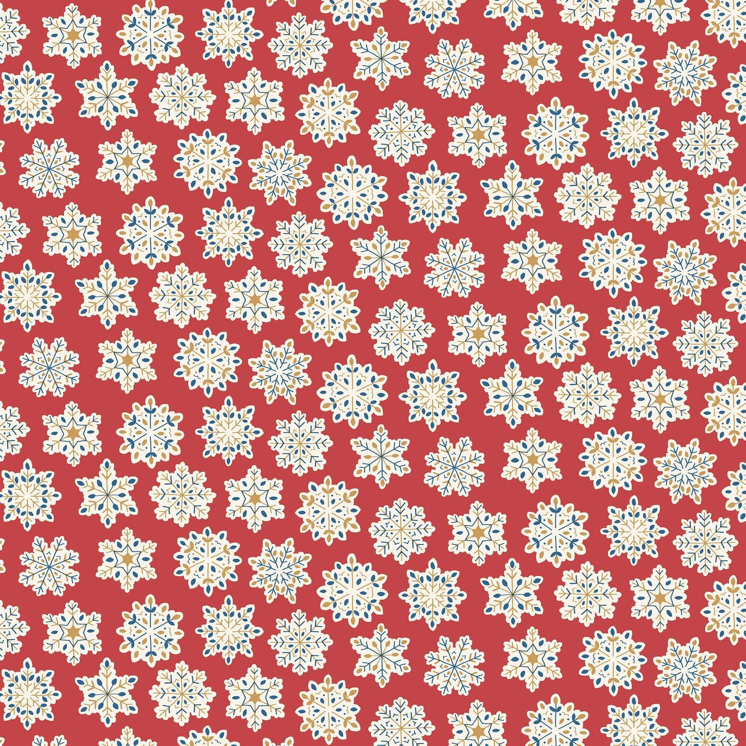 Liberty Lasenby Cotton / Snow Season A / 25cm