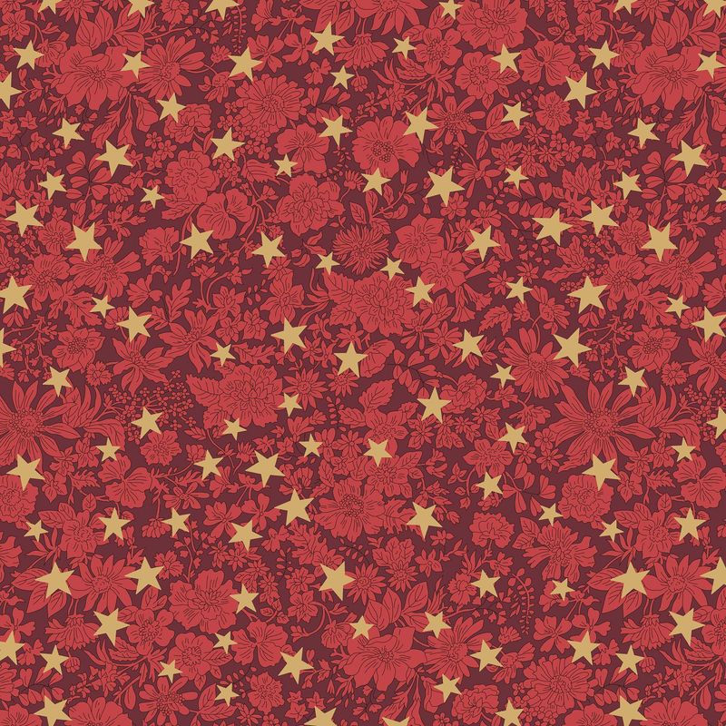 Liberty Lasenby Cotton / Emily Star A / 25cm