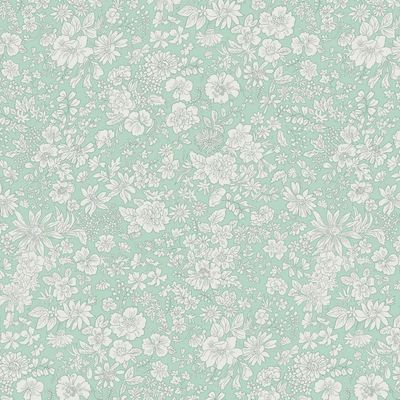 Liberty Lasenby Cotton / Emily Belle Soft Mint / 25cm