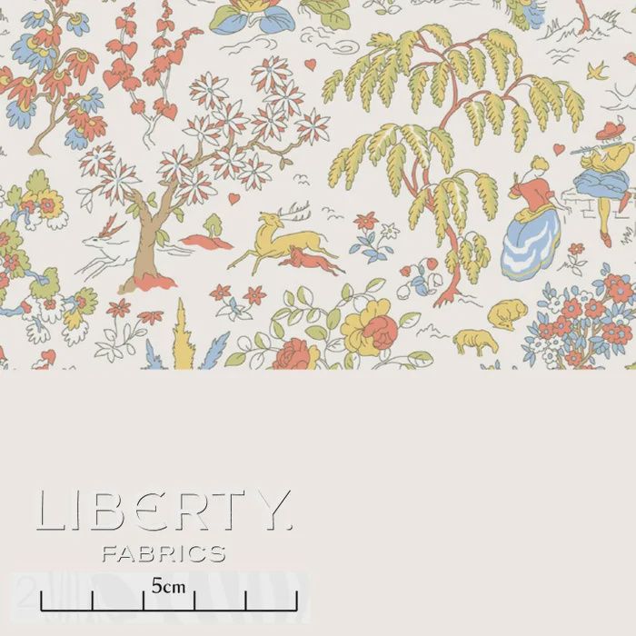Liberty Tana Lawn - Liberty In Love / Liddel Garden A / 25cm Liberty Tana Lawn - Liberty In Love / Liddel Garden A / 25cm