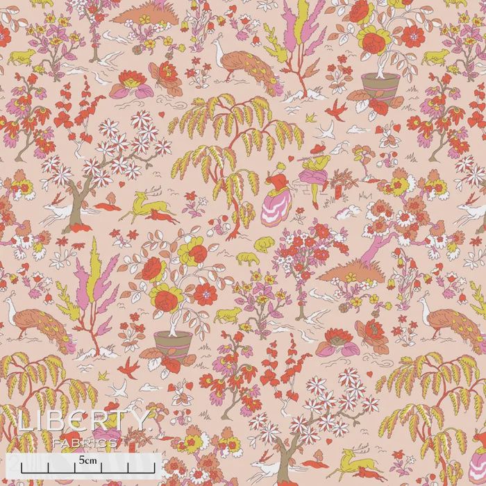Liberty Tana Lawn - Liberty In Love / Liddel Garden B/ 25cm