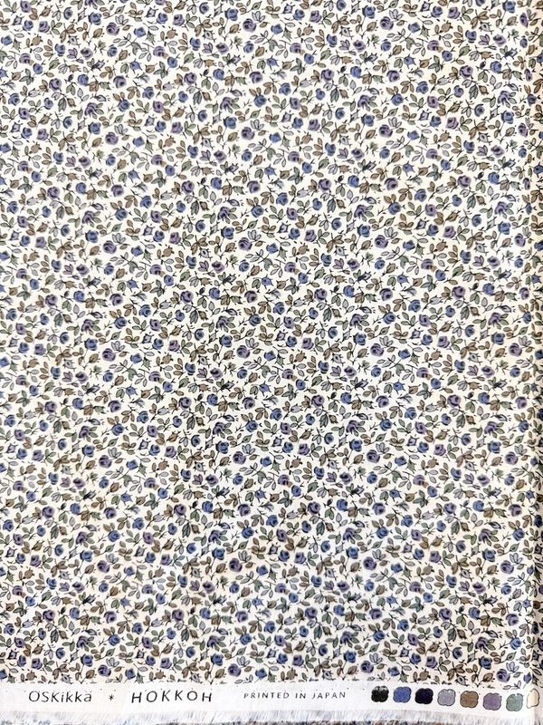 Hokkoh / Printed Lawn 8E Ditsy Blue / 25cm