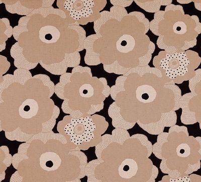 Japanese Cotton-Linen / Mocha Poppy / per 25cm