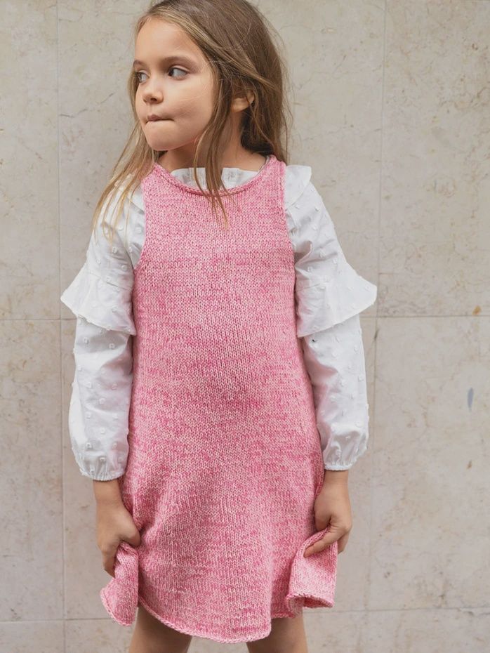 Minnie Dress - Junior / Sandnes Garn Pattern
