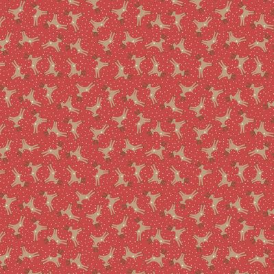 Natalie Bird Pocket Full of Joy / Reindeer Red / Per 25cm