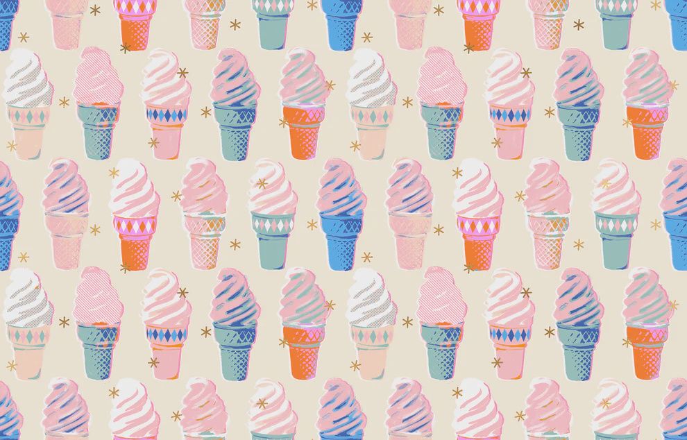 Ruby Star / Best Day Ever / Ice Cream - Natural / 25cm