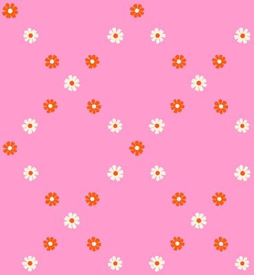 Ruby Star / Best Day Ever / Diamond Flowers - Flamingo / 25cm