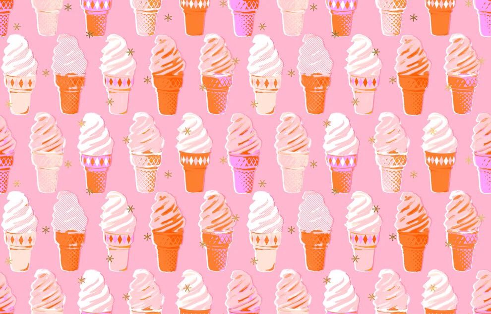 Ruby Star / Best Day Ever / Ice Cream - Posy / 25cm