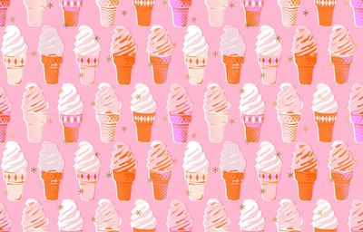 Ruby Star / Best Day Ever / Ice Cream - Posy / 25cm