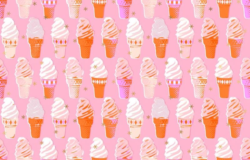Ruby Star / Best Day Ever / Ice Cream - Posy / 25cm