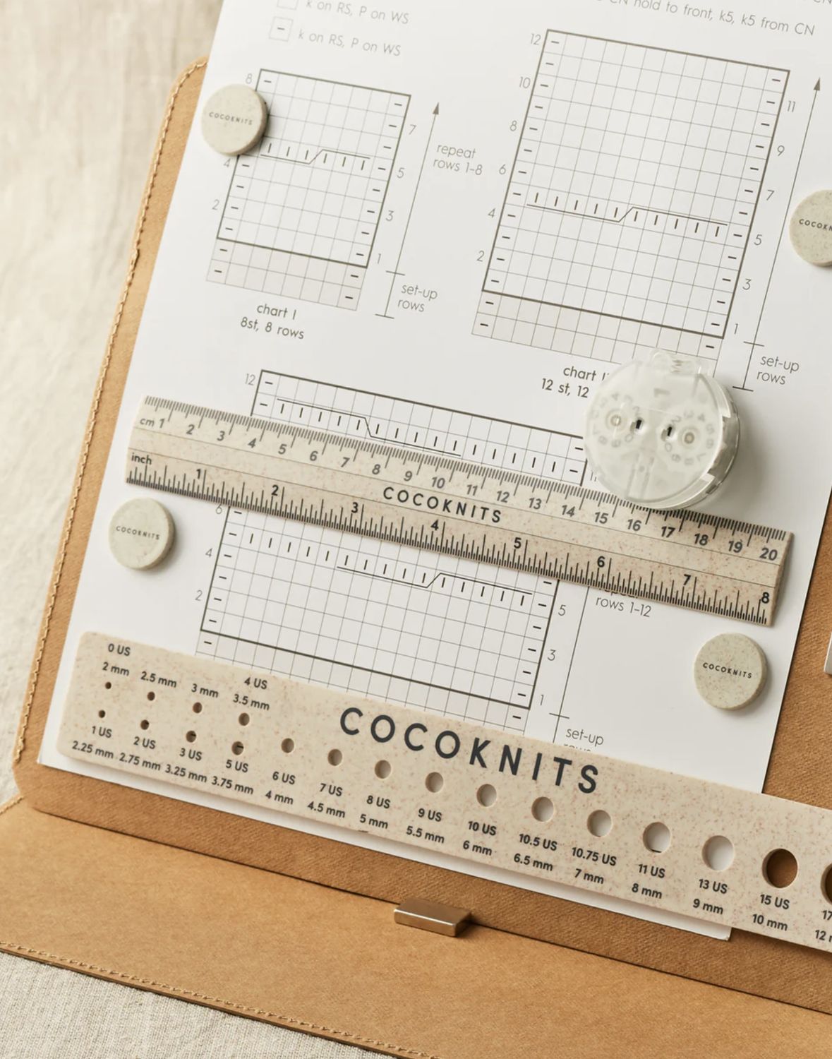 Cocoknits Ruler &amp; Gauge