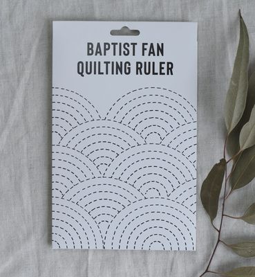 Baptist Fan Quilting Ruler / Template by Jen Kingwell
