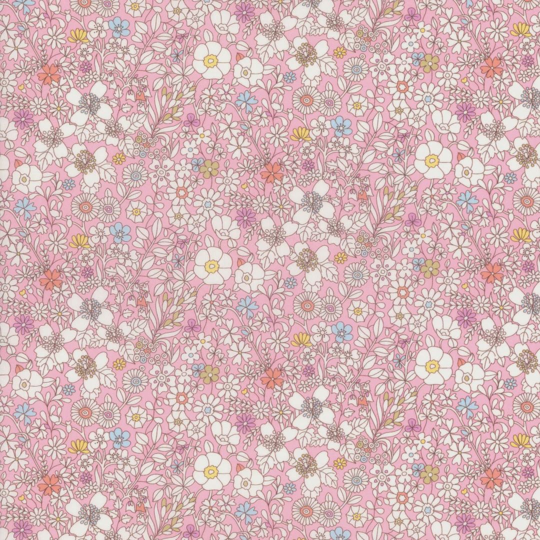 Liberty Bias Binding / 25mm / per metre, Pattern: June's Meadow H-CC