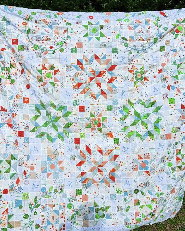 Summertime Quilt Pattern + Templates  / Sew.be