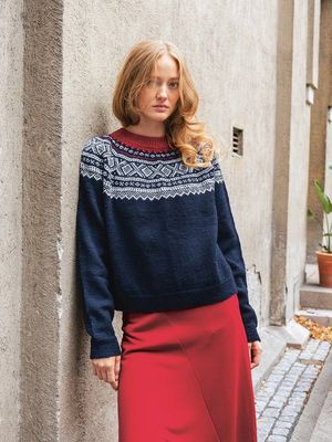 Marius Women's Sweater 2510_02 / Sandnes Garn Pattern Marius Women's Sweater 2510_02 / Sandnes Garn Pattern