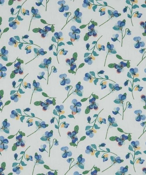 Liberty Tana Lawn / Pansy Scatter A / 25cm