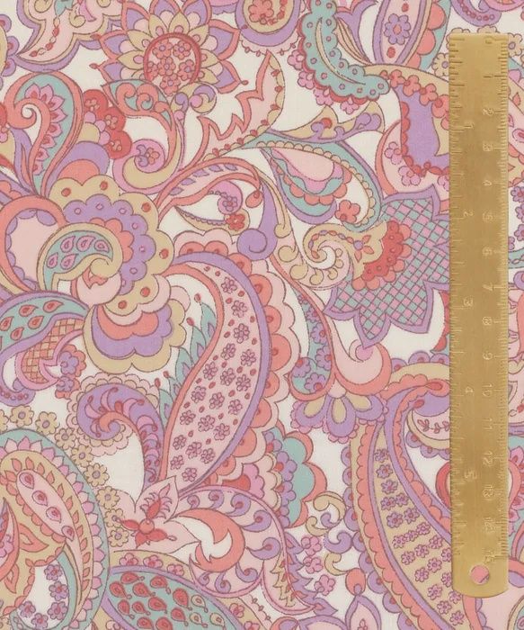 Liberty Tana Lawn - Floral Rebellion / Mr Paisley C / 25cm