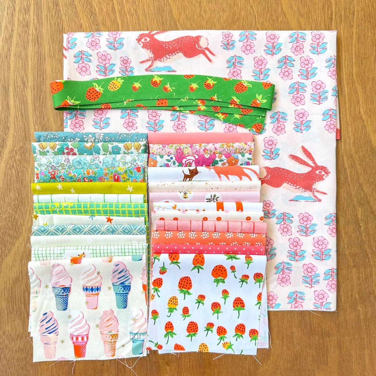 Summertime Dilly Bag Fabric Kit / Jen's Palette