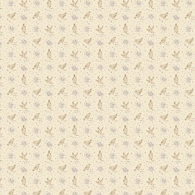 Wildflower Cottage / Meadowlarks Parchment 1598L / 25cm