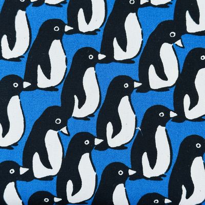 Sevenberry Oxford Cotton / Penguins / per 25cm