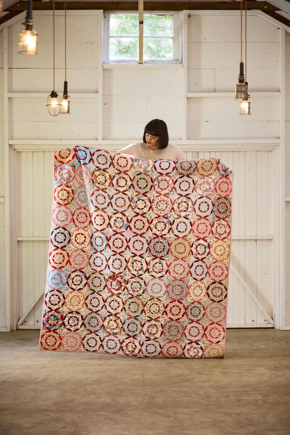Lottie's Web 8" Acrylic template set from Gathered by Jen Kingwell