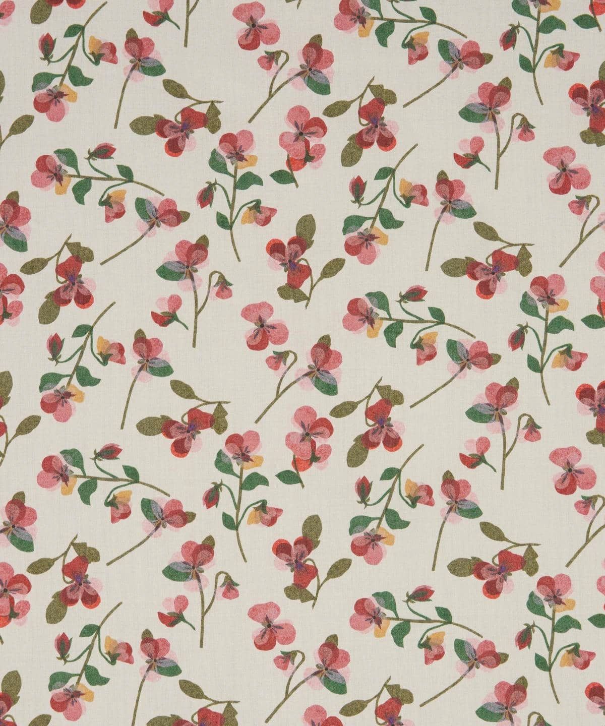 Liberty Tana Lawn / Pansy Scatter D / 25cm