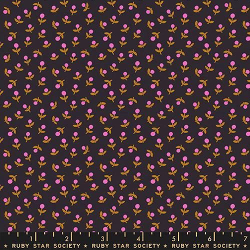 Ruby Star Catnap / Playful Flowers - Black / 25cm