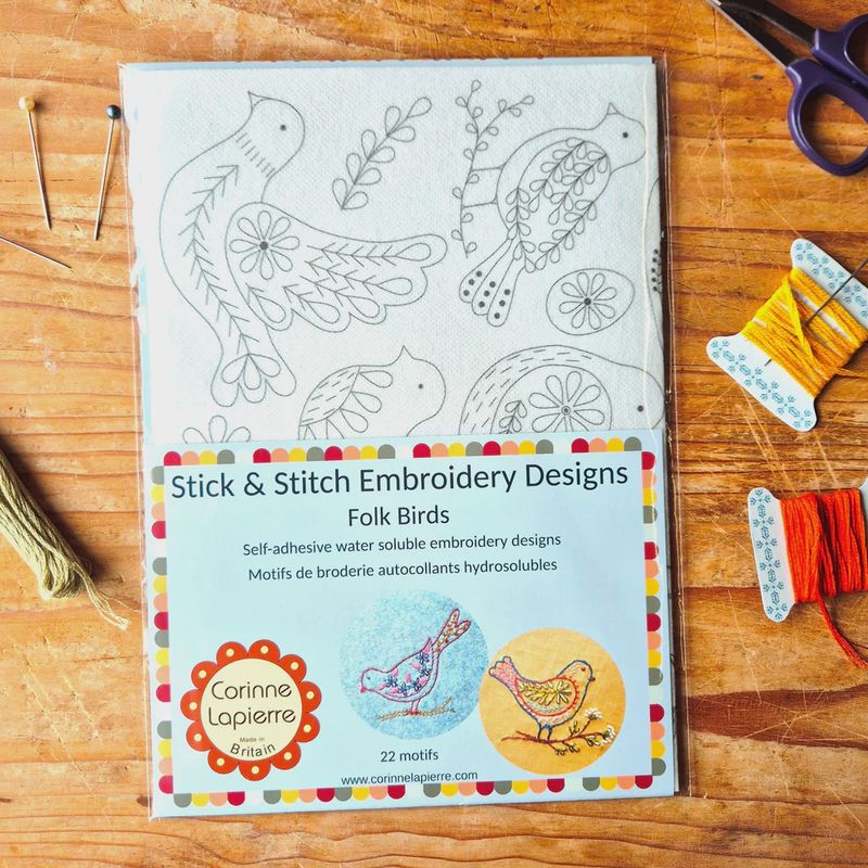 Stick &amp; Stitch Embroidery Designs / Folk Birds