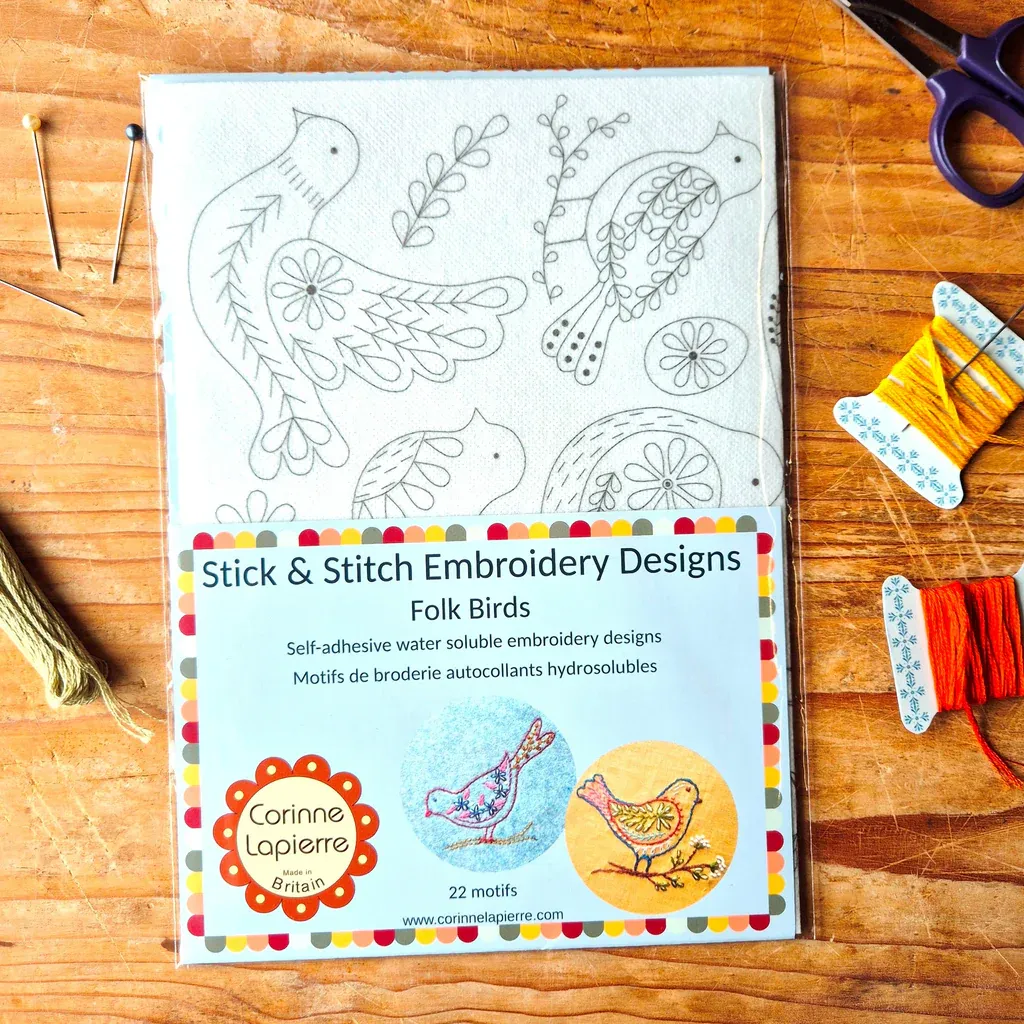 Stick &amp; Stitch Embroidery Designs / Folk Birds