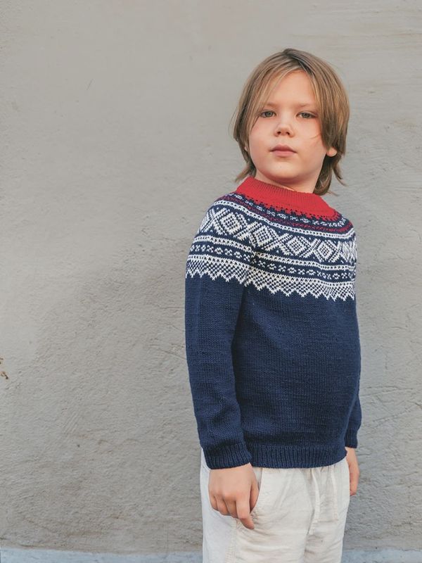 Marius Junior 2025 Norwegian Icon Version / Sandnes Garn Pattern