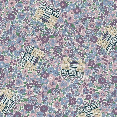 Liberty Lasenby Cotton / Flower Shop B / 25cm
