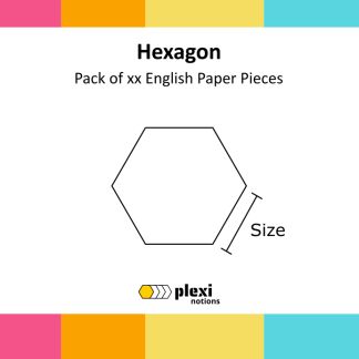 Hexagon Papers 1 3/8" / pkt 60
