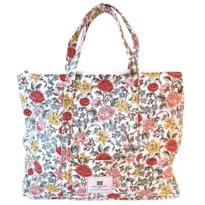 Jane Austen  Quilted Tote Bag