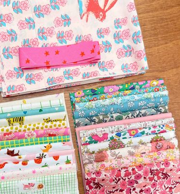 Summertime Dilly Bag Fabric Kit / Liberty-licious