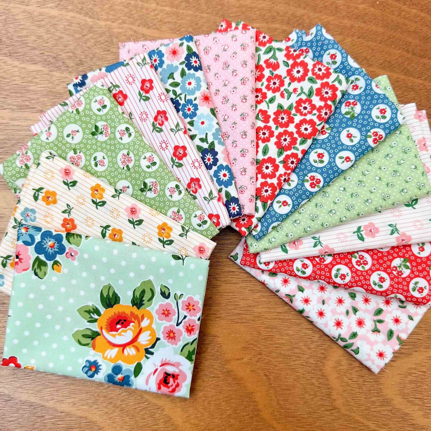 Poppie Cotton Flower Market Fabric Bundle