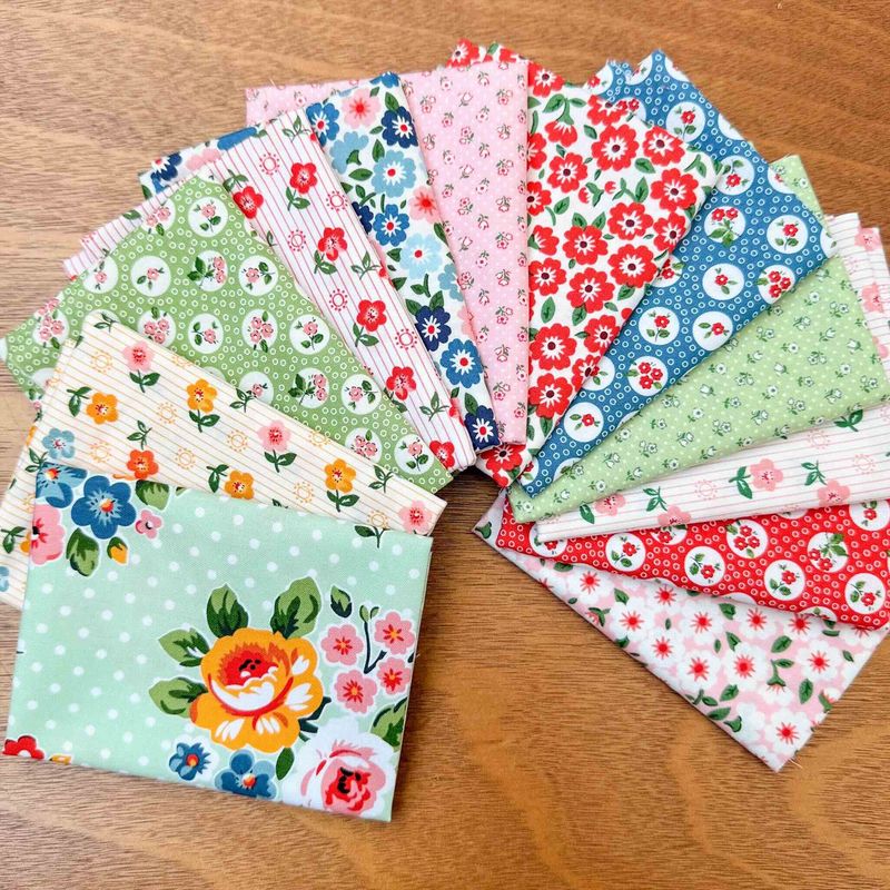 Poppie Cotton Flower Market Fabric Bundle