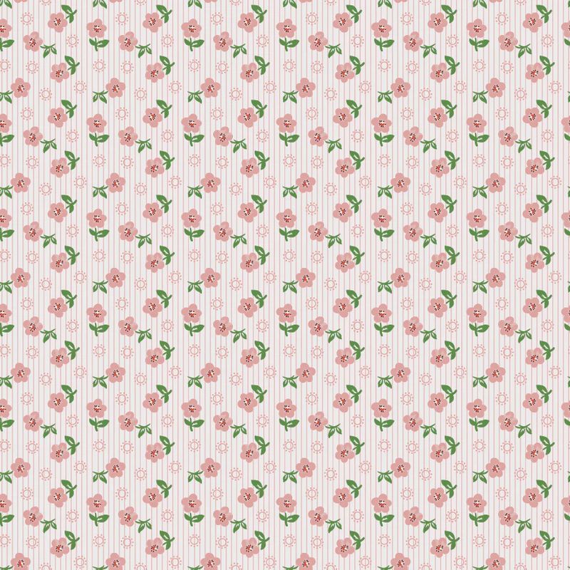 Poppie Cotton Flower Market / Sugar Petals - Pink / 25cm