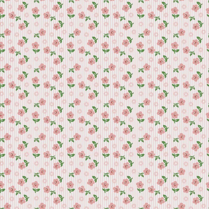 Poppie Cotton Flower Market / Sugar Petals - Pink / 25cm
