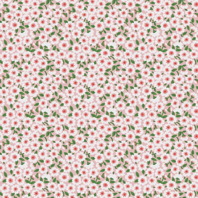 Poppie Cotton Flower Market / Forget Me Nots - Pink / 25cm