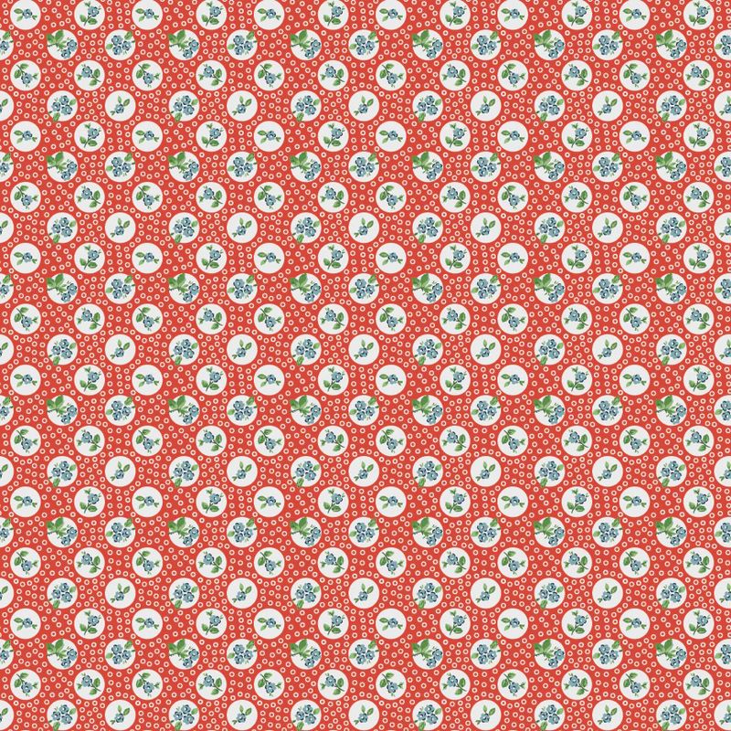 Poppie Cotton Flower Market / Pocket Posies - Red / 25cm