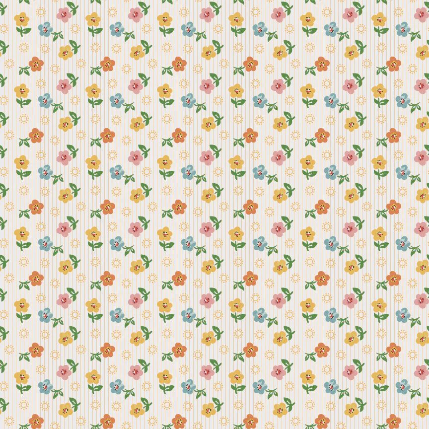 Poppie Cotton Flower Market / Sugar Petals - Multi / 25cm