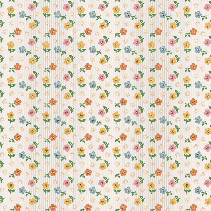 Poppie Cotton Flower Market / Sugar Petals - Multi / 25cm