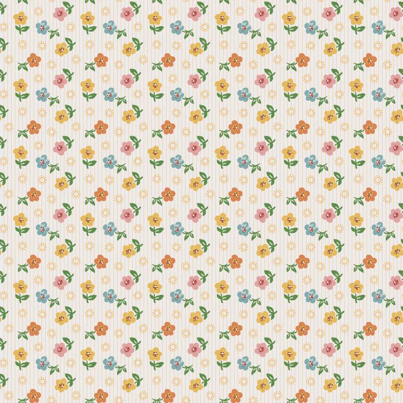 Poppie Cotton Flower Market / Sugar Petals - Multi / 25cm