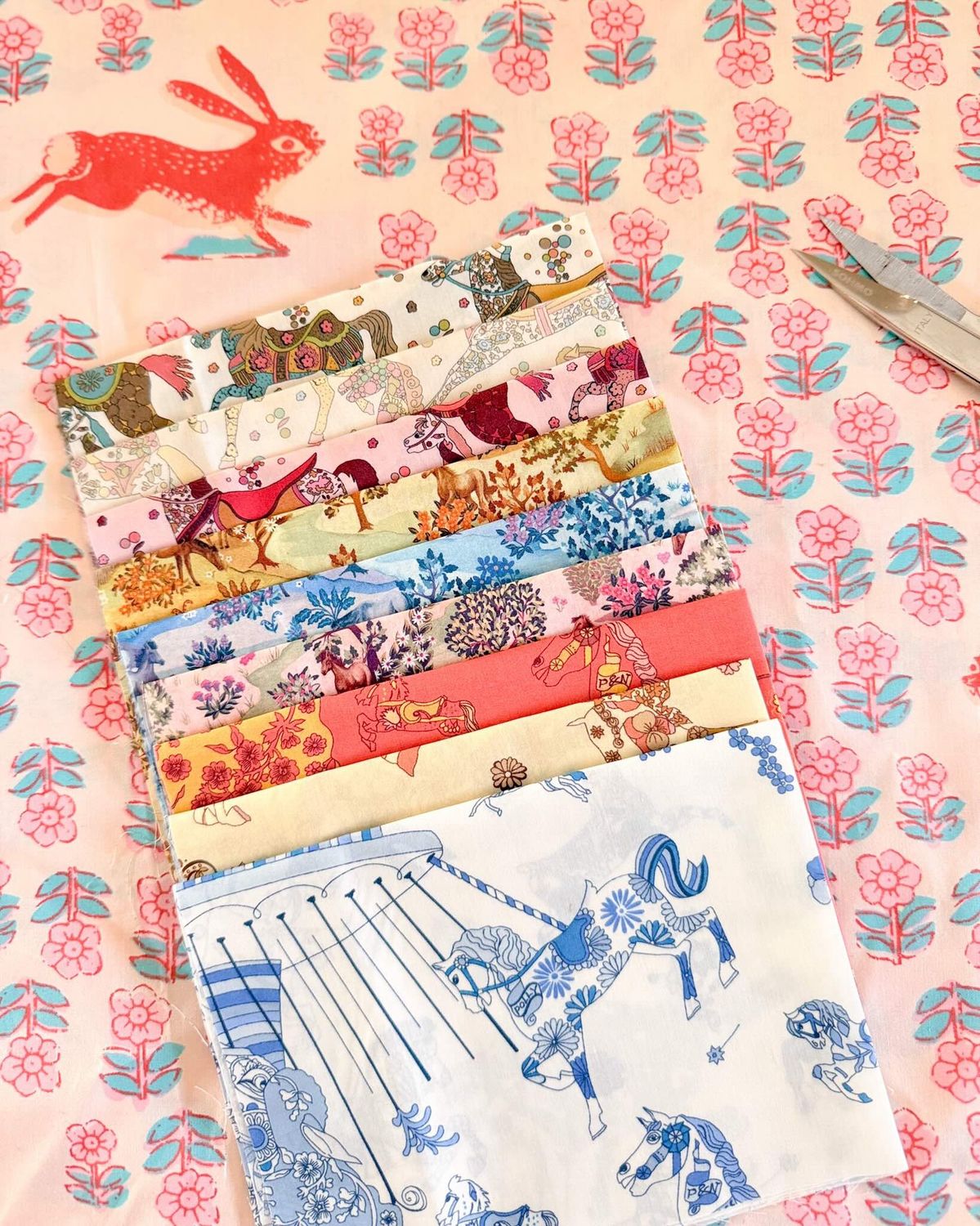 Liberty Tana Lawn Bundle / Year of the Horse, Size: 9 x F16th