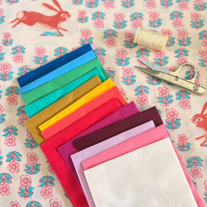 Liberty Tana Lawn / Solid Rainbow Bundle