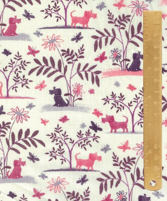 Liberty Tana Lawn / Plum Dog A / 25cm