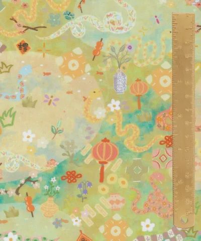Liberty Tana Lawn / Snake Dream Reflection / 25cm