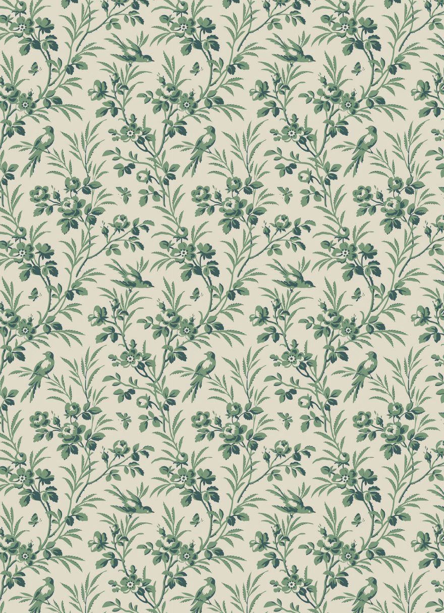 L'uccello Constance / Lunette - Green / Per 25cm